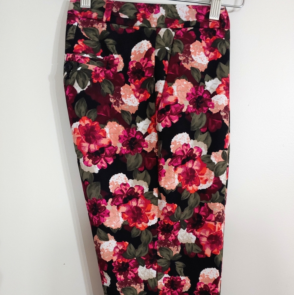 Floral ankle pant